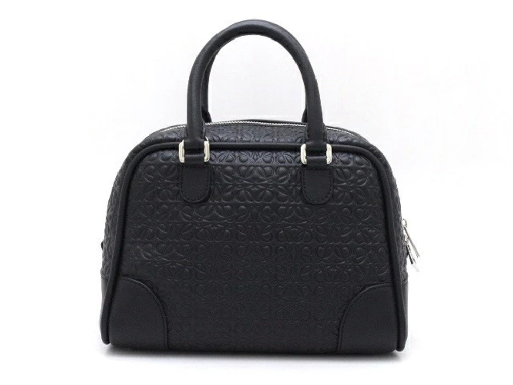 Loewe Amazona 2way Shoulder Bag Calfskin Black